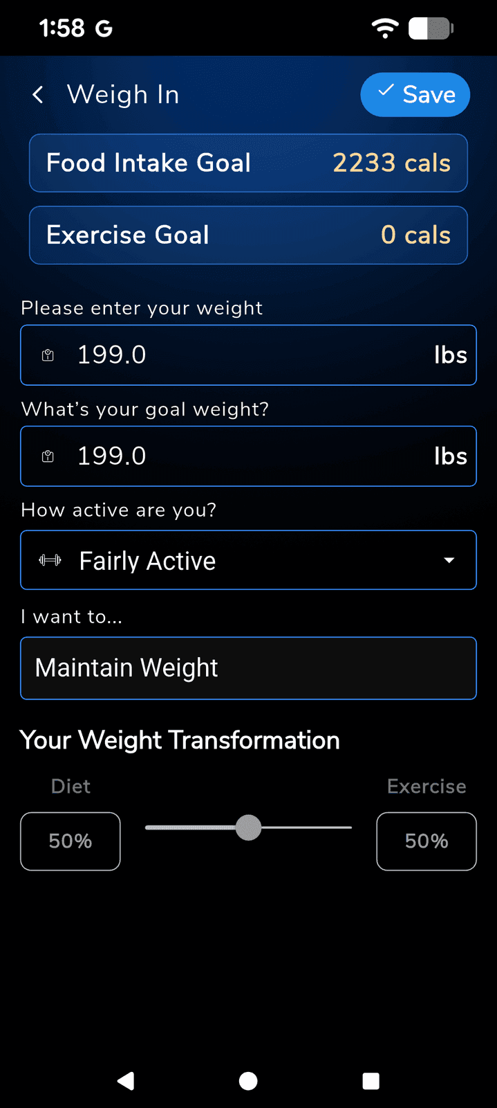CrossTrainer App Screenshot — 819