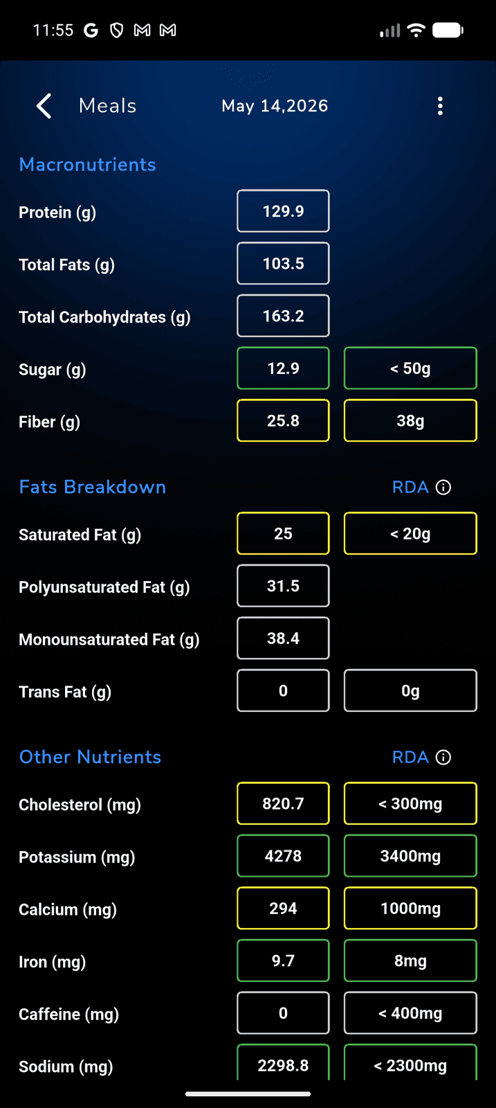 CrossTrainer App Screenshot — Screenshot 20260519 115558