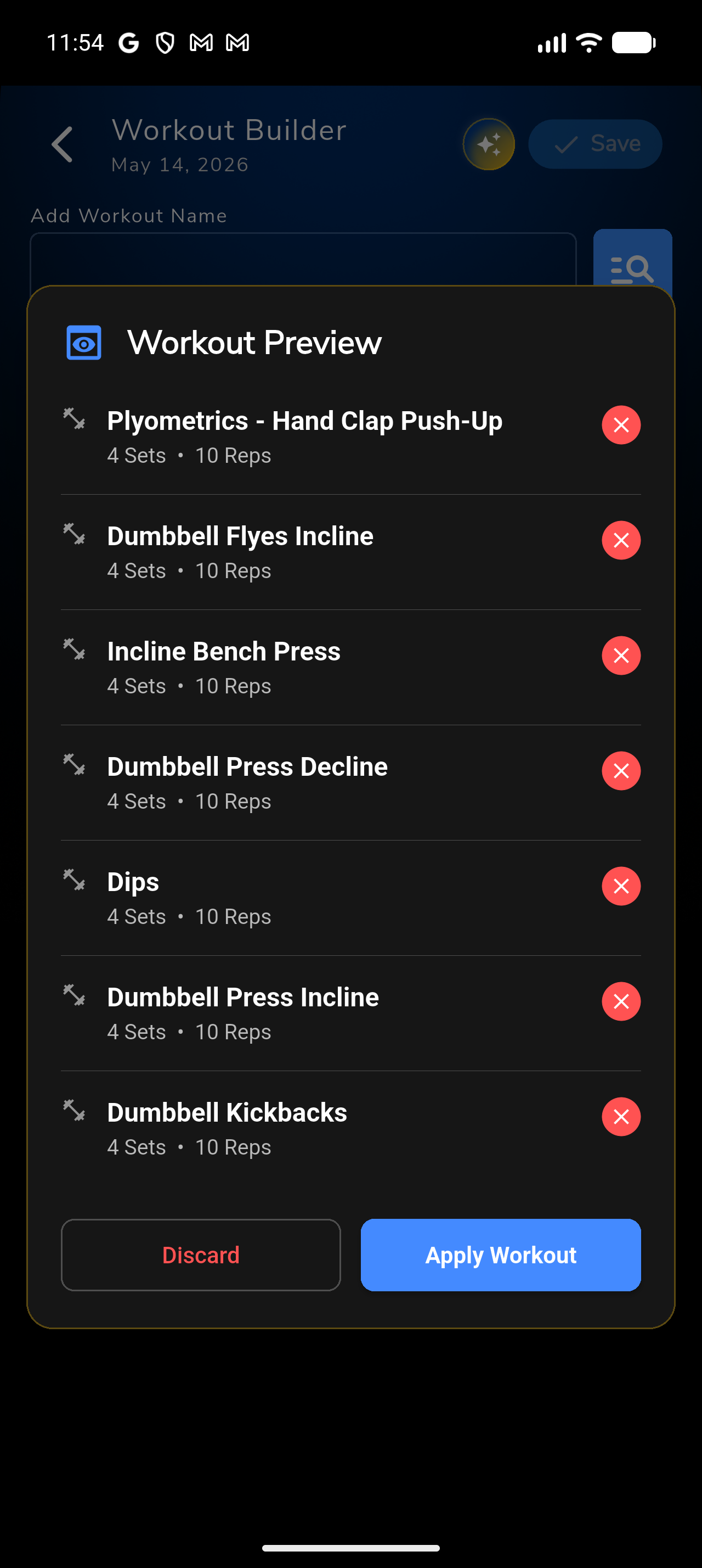 Smart Workout Generator